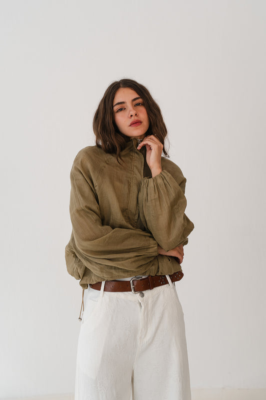 Olive Sweat Shirt