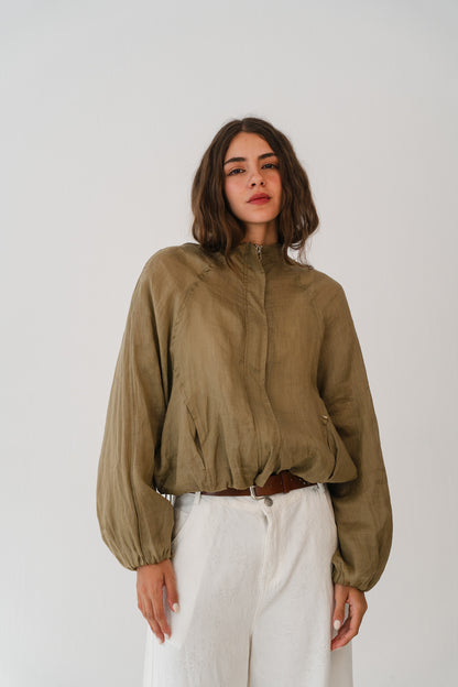 Olive Sweat Shirt